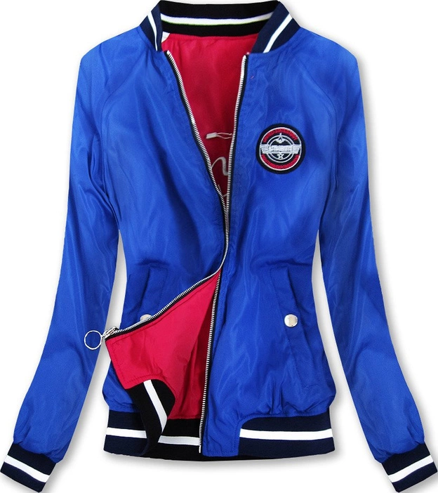 DWUSTRONNA BOMBERKA Z NASZYWKAMI CZERWONA (XW516X)