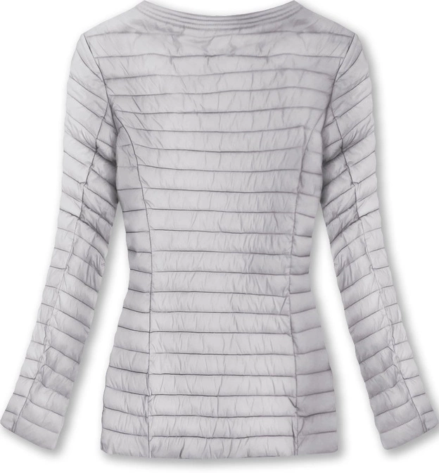 PIKOWANA KURTKA SZARA (7143BIG)