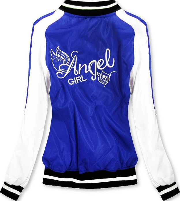 DWUSTRONNA BOMBERKA Z NASZYWKAMI NIEBIESKA (XW516X)