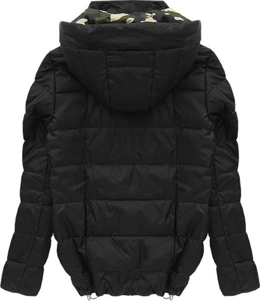 KURTKA LEKKA BOMBKA CZARNA (W323)