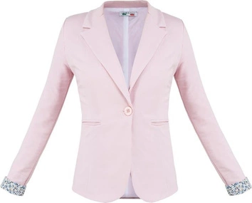 DZIANINOWA MARYNARKA PUDROWY RÓŻ (6097BIG)