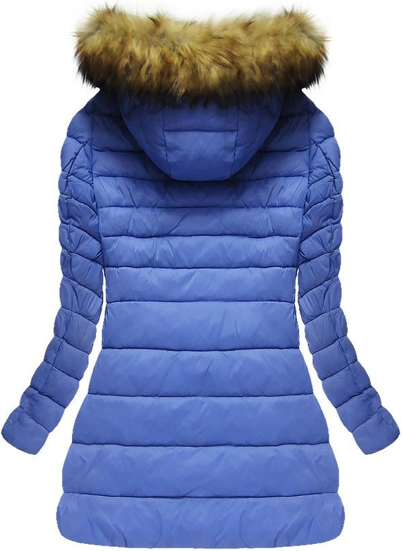 PIKOWANA KURTKA Z KAPTUREM WRZOSOWA (7676BIG)