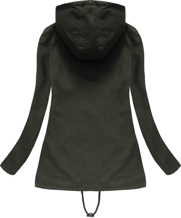 BAWEŁNIANA PARKA Z KAPTUREM KHAKI (1723)