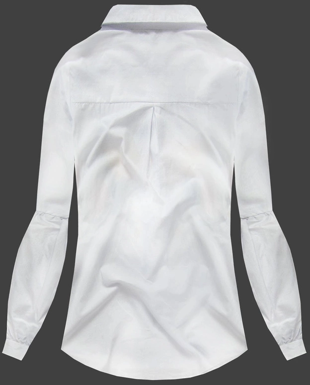 KOSZULA Z HAFTAMI BIAŁA (K05)