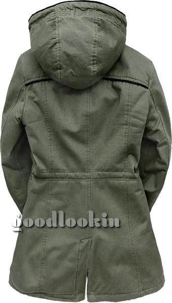 PARKA ZIMOWA KHAKI K&L (KM1525)