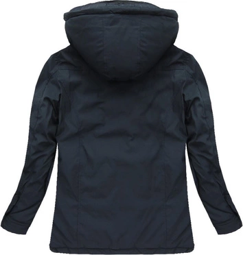 KURTKA ZIMOWA Z KAPTUREM GRANATOWA (M831)