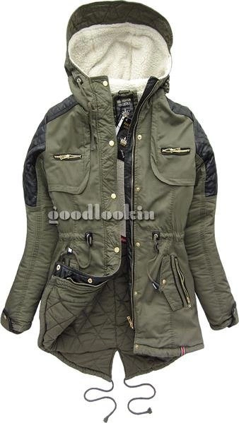 PARKA ZIMOWA HIKIS KHAKI (HK351NU)
