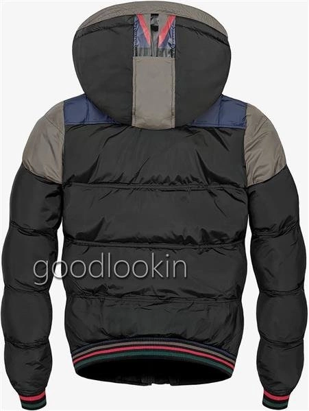 KURTKA ZIMOWA GO START CZARNO-KHAKI (7505)