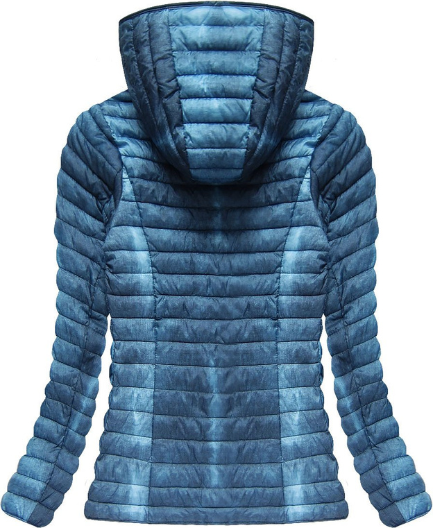 KURTKA IMITUJĄCA JEANS NIEBIESKA (7147)