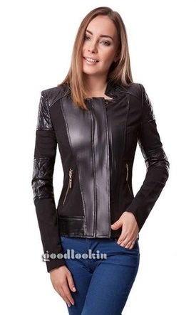 KURTKA LULU LOVE CZARNA (51011)