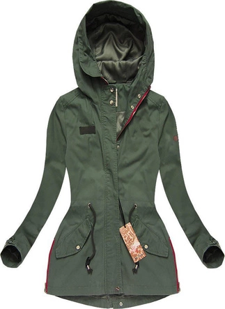 BAWEŁNIANA PARKA KHAKI (21722)