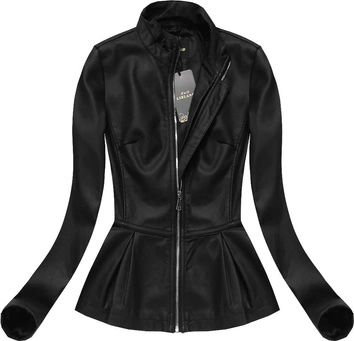 KURTKA Z BASKINKĄ CZARNA (5309)