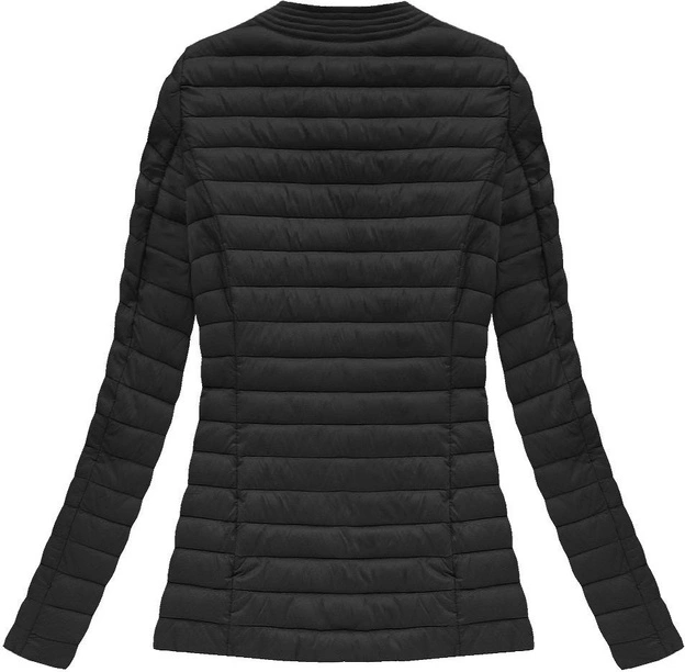 PIKOWANA KURTKA CZARNA (7143BIG)