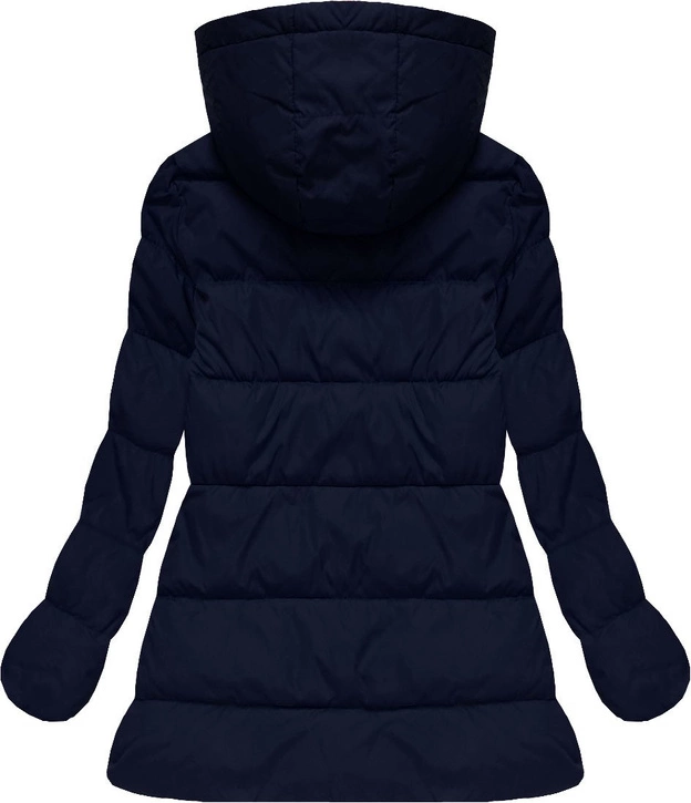 PIKOWANA KURTKA Z KAPTUREM GRANATOWA (2012)