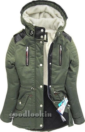 PARKA ZIMOWA GO-START ZIELONA (AH-71W)