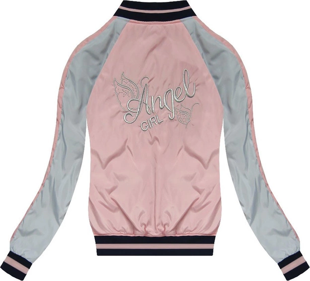 DWUSTRONNA BOMBERKA Z NASZYWKAMI RÓŻOWA (XW516X)