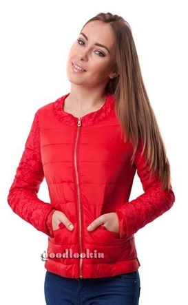 KURTKA MISS SISSI CZERWONA (8920)