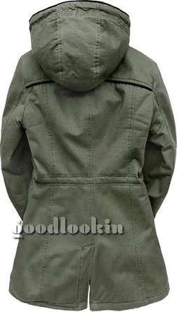 PARKA ZIMOWA KHAKI K&L (KM1525)