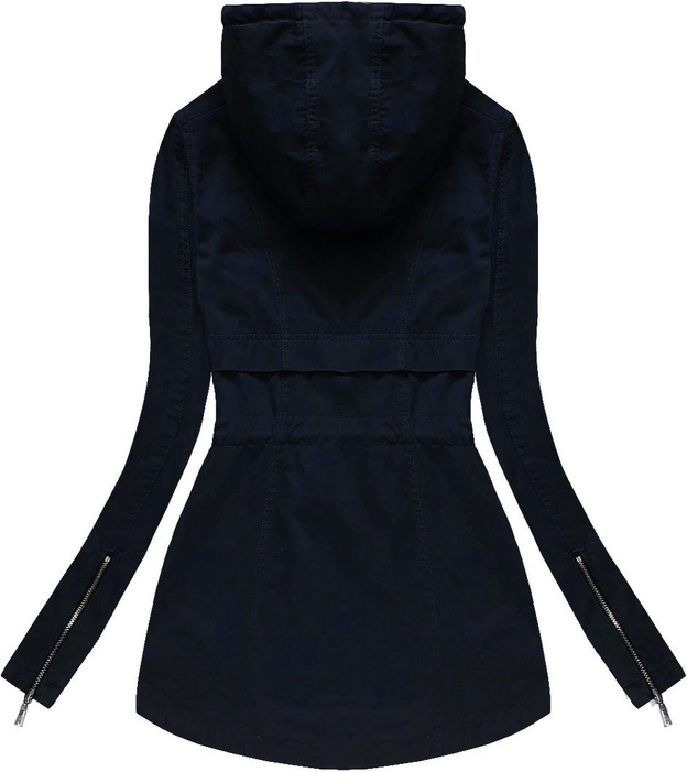 BAWEŁNIANA PARKA Z KAPTUREM GRANATOWA (1722)