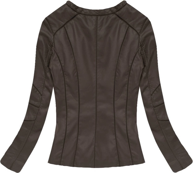 KURTKA Z PRZESZYCIAMI BRĄZOWA (5269BIG)