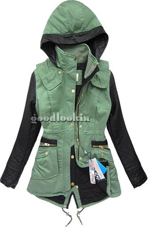 PARKA ZIMOWA GO-START ZIELONA (AH-AU3255)