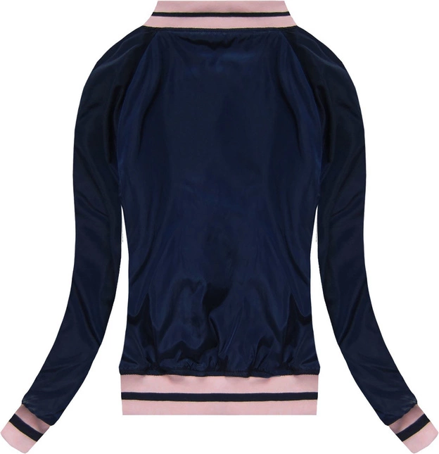 DWUSTRONNA BOMBERKA Z NASZYWKAMI RÓŻOWA (XW516X)