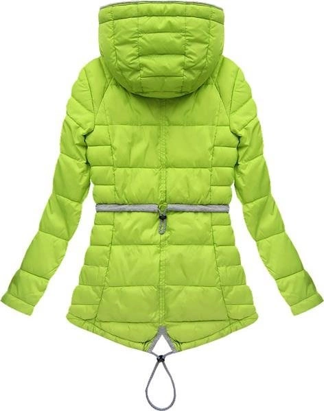 ASYMETRYCZNA KURTKA LIMONKOWA (W388)