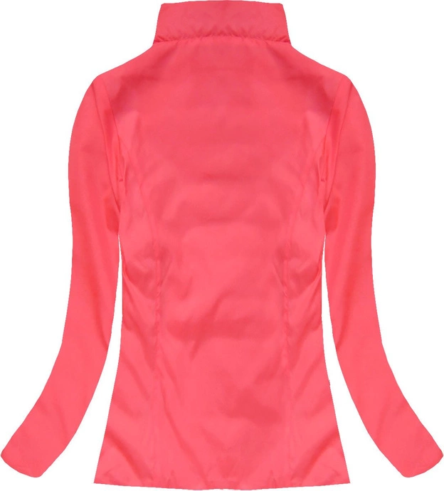 DWUSTRONNA KURTKA W GROSZKI GRANATOWA (4473)