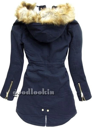 PARKA ZIMOWA LIBLAND GRANATOWA (LD-7595)