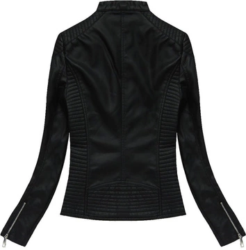 KURTKA MOTOCYKLOWA CZARNA (5272)