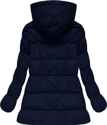 PIKOWANA KURTKA Z KAPTUREM GRANATOWA (2012)