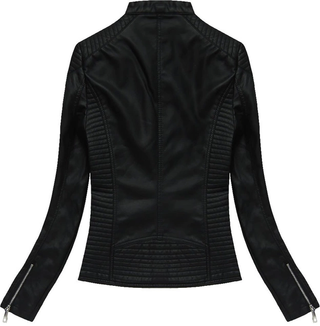 KURTKA MOTOCYKLOWA CZARNA (5272)