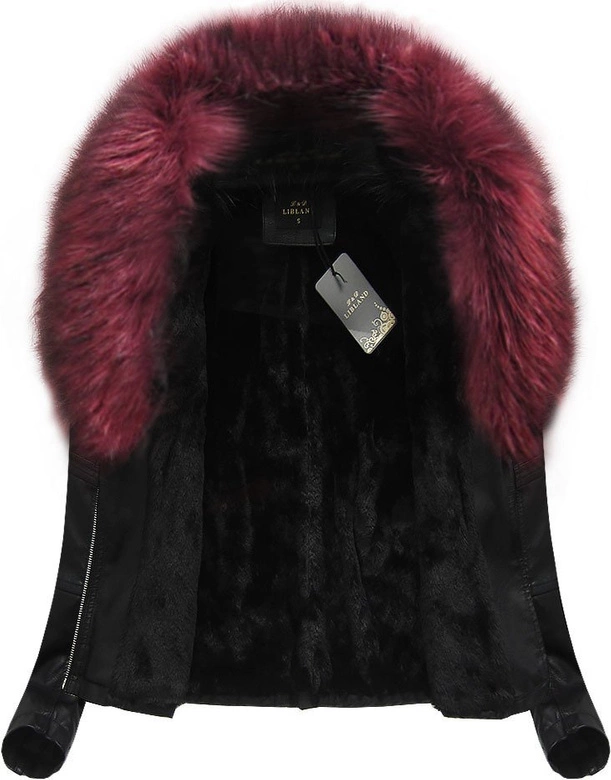 RAMONESKA Z FUTERKIEM CZARNO-BORDOWA (5515)