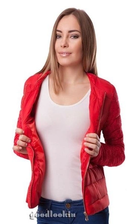 KURTKA MISS SISSI CZERWONA (8920)