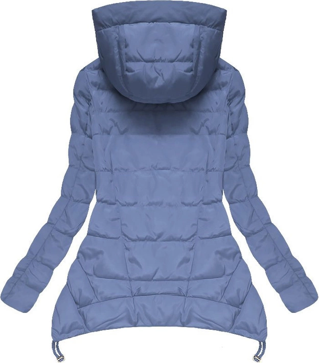 KURTKA Z WYDŁUŻONYMI BOKAMI NIEBIESKA (XW562X)
