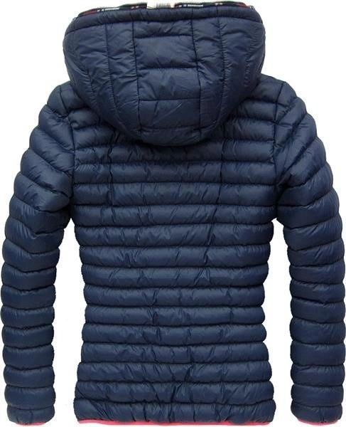 PIKOWANA KURTKA ZIMOWA GRANATOWA (307W)