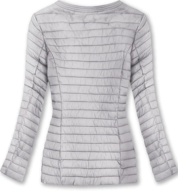 PIKOWANA KURTKA SZARA (7143BIG)