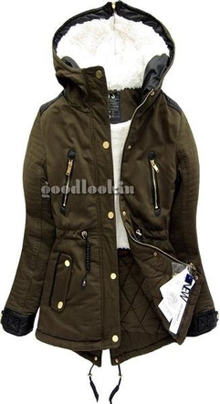 PARKA ZIMOWA GO-START ARMY (AH-CK675)