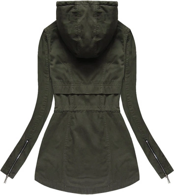 BAWEŁNIANA PARKA Z KAPTUREM KHAKI (1722)