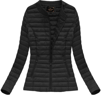 PIKOWANA KURTKA CZARNA (7143BIG)