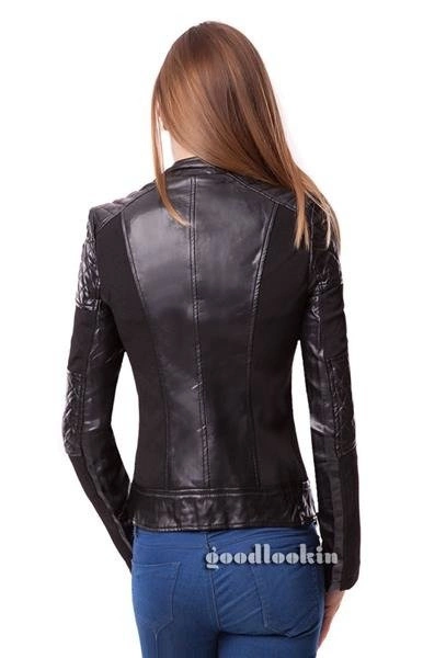 KURTKA LULU LOVE CZARNA (51011)