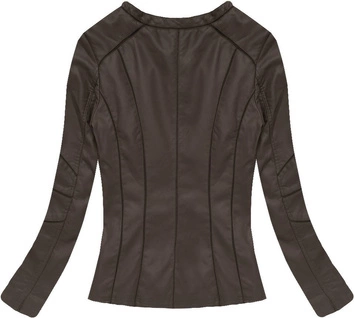 KURTKA Z PRZESZYCIAMI BRĄZOWA (5269BIG)