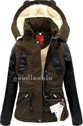 PARKA ZIMOWA CATARINA ARMY (1590-N)