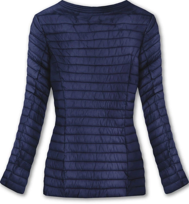 PIKOWANA KURTKA GRANATOWA (7143BIG)