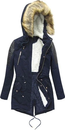 PARKA ZIMOWA GRANATOWA (7590/8)