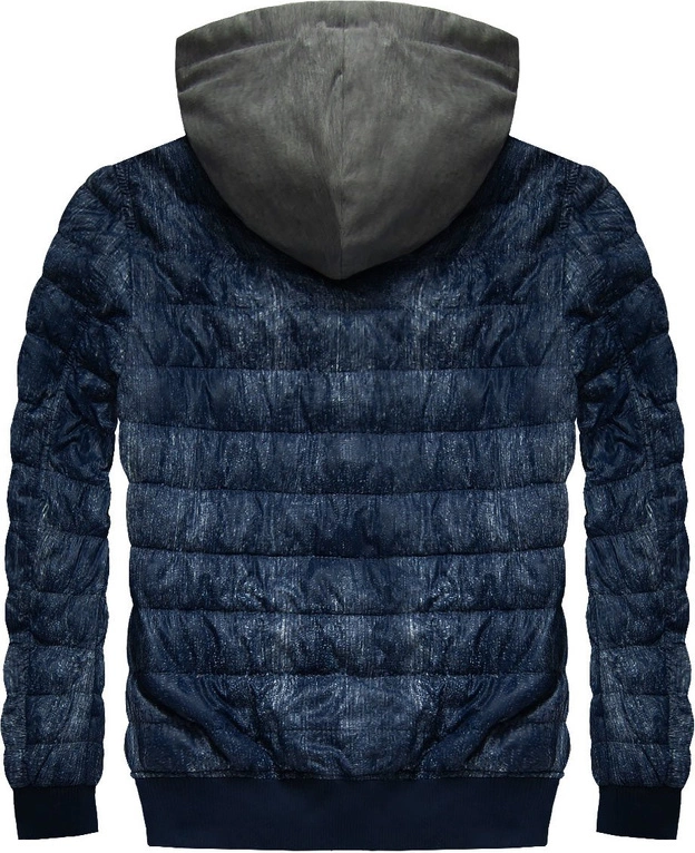 KURTKA IMITUJĄCA JEANS NIEBIESKA 3 (M610)