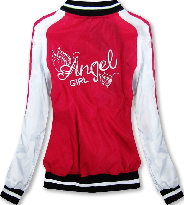 DWUSTRONNA BOMBERKA Z NASZYWKAMI CZERWONA (XW516X)