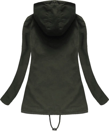 BAWEŁNIANA PARKA Z KAPTUREM KHAKI (1723)