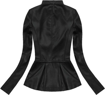 KURTKA Z BASKINKĄ CZARNA (5309)