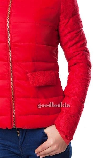 KURTKA MISS SISSI CZERWONA (8920)